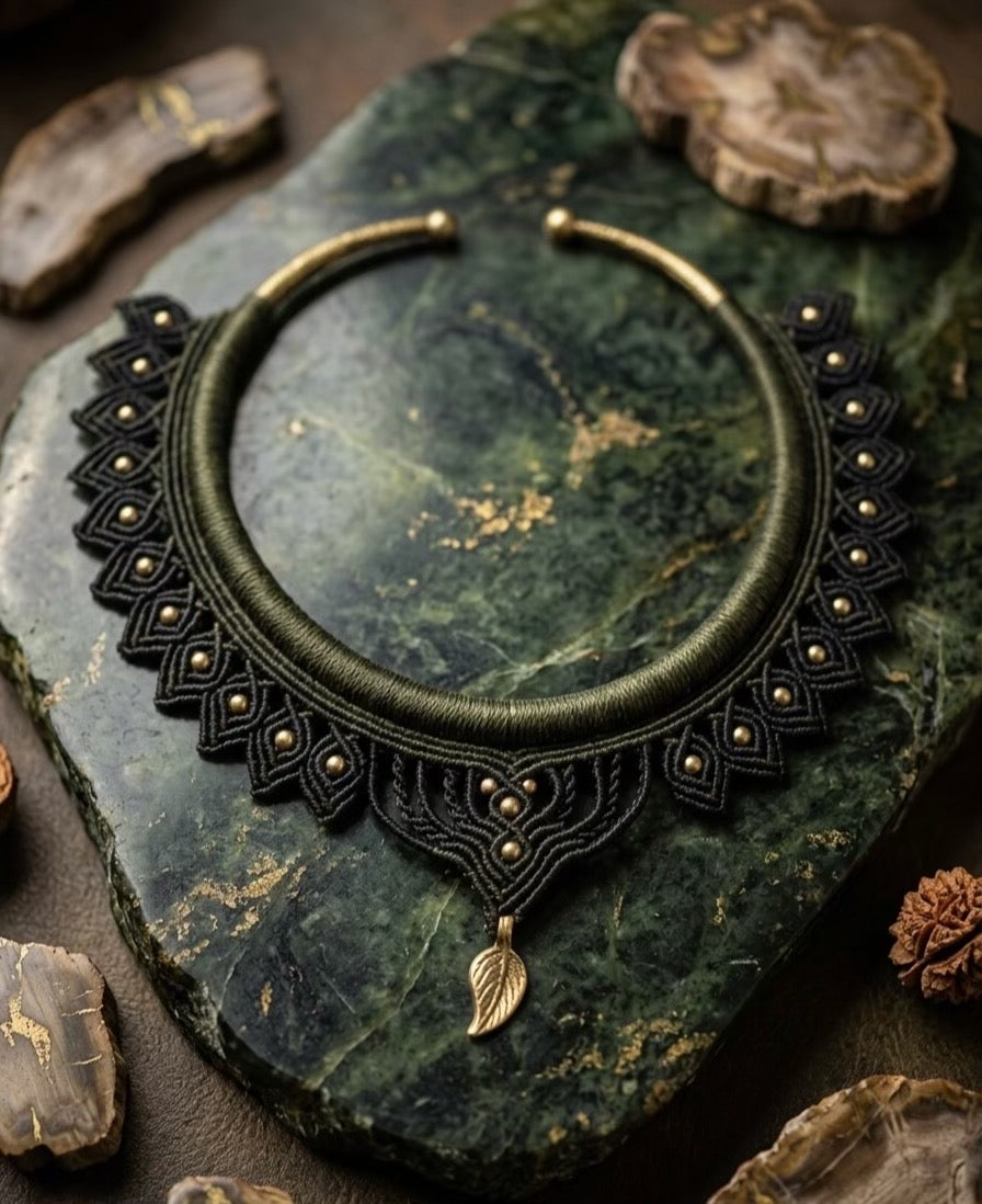 Makramé choker